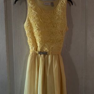 Yellow Rose Covered Dress